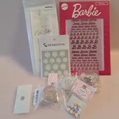 Barbie ネイルシール & SHAREYDVA etc　ネイルアートセット♪