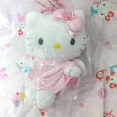 ハローキティ ぬいぐるみキーホルダー ベビーエンジェル ピンク - メルカリ