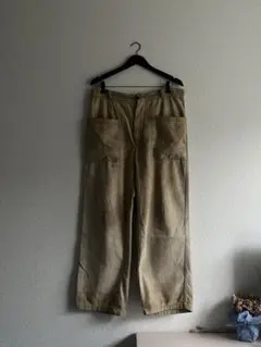 30s 40s ミリタリー　セーラーパンツ　リネン　尿素ボタンのサムネイル