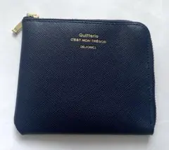 デルフォニックスキトリ　ポーチ　ハーフジップケース　ネイビー