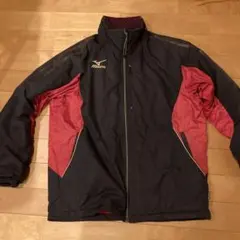 Mizuno ブレスサーモ　JASPRO Lサイズ ジャケット 黒/赤