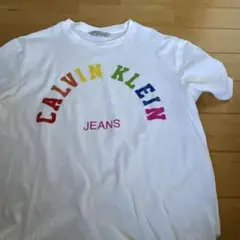 Calvin Klein Jeans カラフルTシャツ S