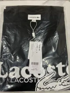 LACOSTE 鹿の子オーバーサイズプリント ロングTシャツ　ラコステ