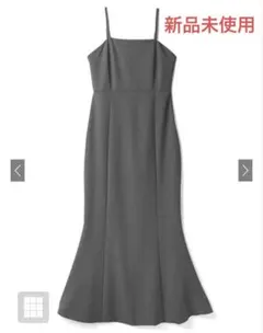 新品未使用 GRL マーメイドキャミワンピース ai16 Mサイズ グレー