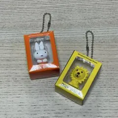 ミッフィー ライオン　ガチャ ミニチュアパッケージチャーム 2個セット