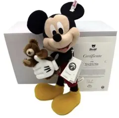 レア 希少品Steiff Disney 日本限定 ミッキーマウスとテディベア桜