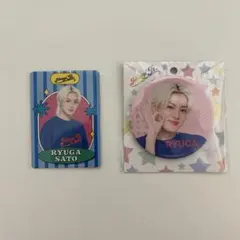 佐藤龍我 缶バッジ プロフィールカード