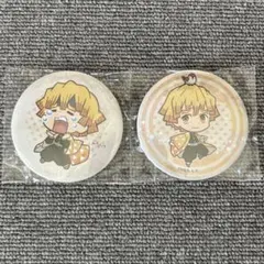 【新品未開封】鬼滅の刃　我妻善逸　缶バッチセット