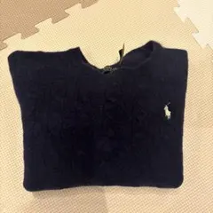 120 130相当　Polo Ralph Lauren セーター ネイビー