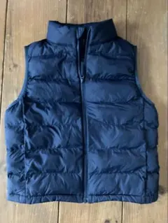 キッズ用 ネイビー ダウンベスト