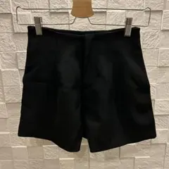 GRL グレイル ハイウエスト ショートパンツ 黒 S キレイめ