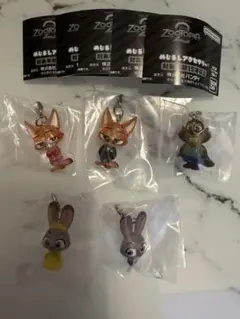 ズートピア2 めじるしアクセサリー 全5種 コンプリート