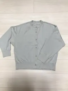 UVカットリラックスカーディガン（長袖）/ライトグリーン