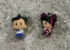 ストリートファイター6 スト6 ラバーフィギュアマスコットセット 春麗 ジュリ