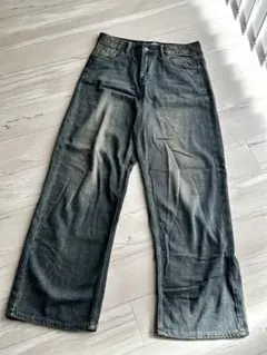 新品同様 ウォッシュ加工デニム