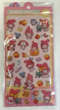 サンリオ マイメロディ 3Dぷっくりシール BONBON DROP 新品未開封