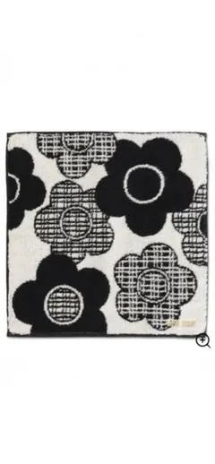 マリークワント　レトロチェック ミニタオル　新品（ホワイト）