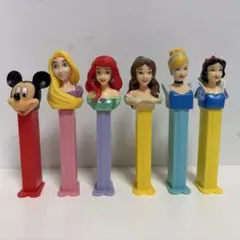【まとめ売り】ディズニープリンセス ミッキー ペッツ PEZ 6点セット