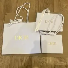 Dior 紙袋 ショッパー ギフトボックス 3点セット