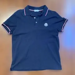 MONCLER navy polo shirt