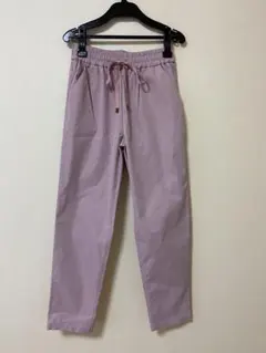 M 楽チン サルエルパンツ ダークグレー ストレッチ パンツ スタイル美 