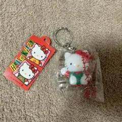 【レトロ＊新品未開封】ハローキティ 揺れると光る キーホルダー　サンリオ