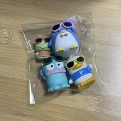 【送料込】はぴだんぶい グラサン ばちばちフィギュア 4点セット