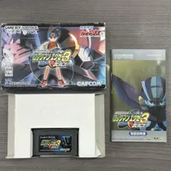 GBA ロックマンエグゼ3 BLACK 箱・取扱説明書付き 動作確認済 カプコン