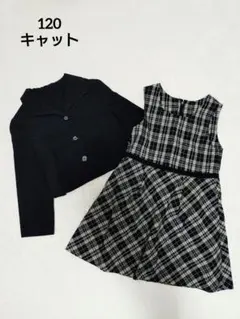 女の子　フォーマルワンピース　120 卒園式　入学式　冠婚葬祭　キャット