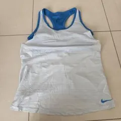 Nike レイヤードタンクトップ グレー/ブルーS