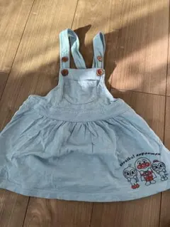 水色 アンパンマン ジャンバースカート