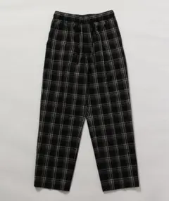 ADAM ET ROPE' ツイルバイオチェックイージーパンツ