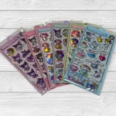 シール・ステッカー 6枚セット カラフル