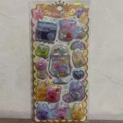 正規品　キラキラウォーターインシール　はぐみ〜ず　くま　うさぎ　ねこ　シマエナガ