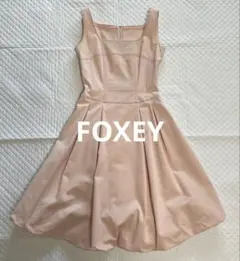 FOXEY フォクシー バルーンワンピース M 膝丈ワンピース ワンピース