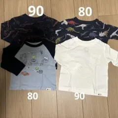 GAP 長袖Tシャツ 4枚セット 恐竜柄80cm90cm