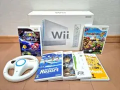 動作品Nintendo Wii 本体 + ゲームソフト6本