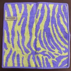 【ヨーロッパ限定】フェイラー FEILER レモンゼブラ ハンカチ