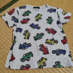 KID BOW 車プリント Tシャツ 100