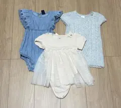 【未使用】ベビー服　ロンパース　80 女の子　GAP H&Mのサムネイル