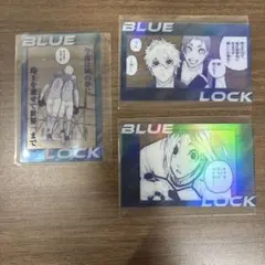 凪誠士郎 御影玲王 我牙丸吟 クリアカード トレカ ブルーロック 原作絵 トレカ