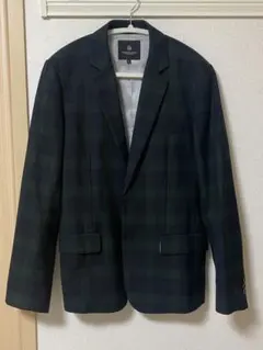 BEAUTY & YOUTH チェック柄 テーラードジャケット M