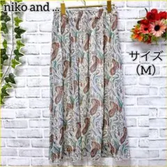 【niko and ...】 ニコアンド （M） フレアスカート ロング