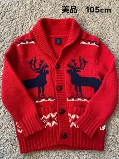 ☘️美品☘️baby GAP カウチン ニット カーディガン アウター 105cm