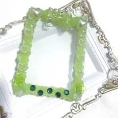 B8 グリーン 緑 黄緑 トレカケース デコトレカ ホイップデコ 硬質ケース