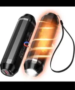 充電式 カイロ 電気カイロ USB カイロ モバイルバッテリー 懐中電灯 防災