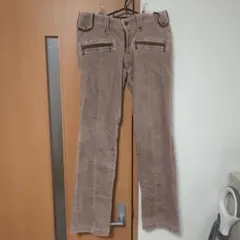 PRIGS デザインパンツ L相当 ベロア風 個性派 コムサ系列 高級ライン