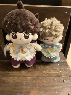 ＊ぬいぐるみ用スタイ10.15cm 2枚セット⑥