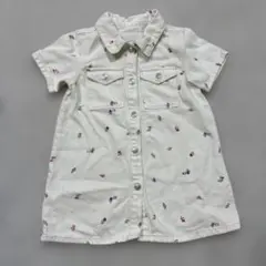 ZARA デニムワンピース 花柄 92cmのサムネイル