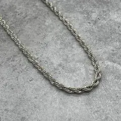 ヴィンテージ ティファニー ツイスト ロープ ネックレス 46.2cm